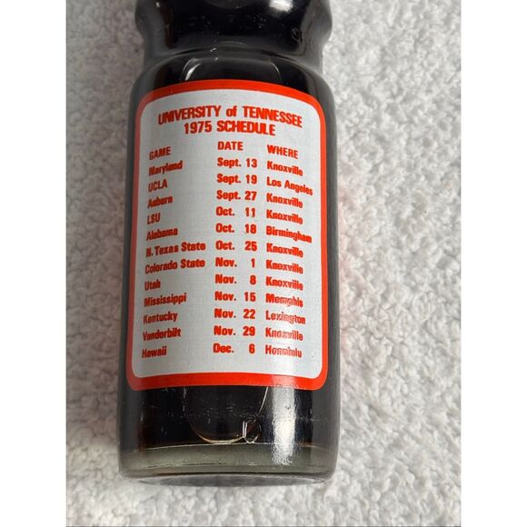 1975 TENNESSEE VOLS "SALUTE THE BIG ORANGE" FULL RC COLA SODA BOTTLE ROYAL CROWN - Picture 5 of 8